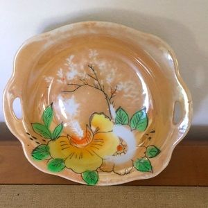 Vintage Japan Lusterware Small Bowl with Handles